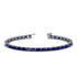 Emerald Cut Sapphire Tennis Bracelet - Rachel No. 15 image 1
