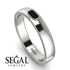Emerald Cut Black Diamond Band - Londyn No. 9 image 2