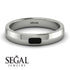 Emerald Cut Black Diamond Band - Londyn No. 9 image 6