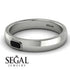 Emerald Cut Black Diamond Band - Londyn No. 9 image 3
