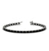 Emerald Cut Black Diamond Tennis Bracelet - Rachel No. 9 image 1