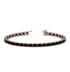 Emerald Cut Black Diamond Tennis Bracelet - Rachel No. 8 image 1