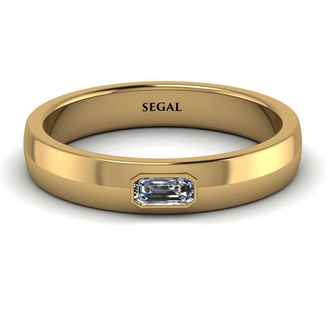 Emerald Cut Diamond Band - Londyn No. 1