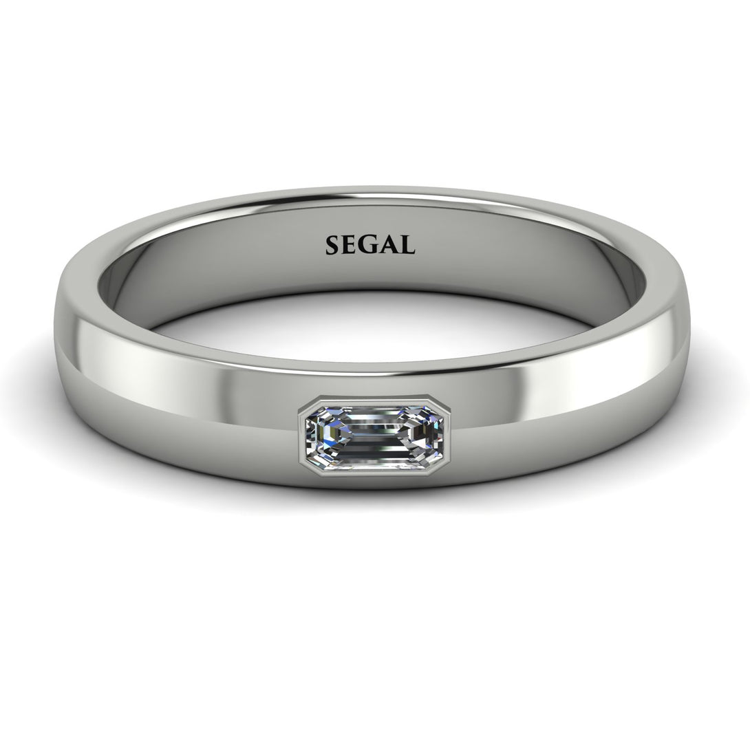 Emerald Cut Diamond Band - Londyn No. 3