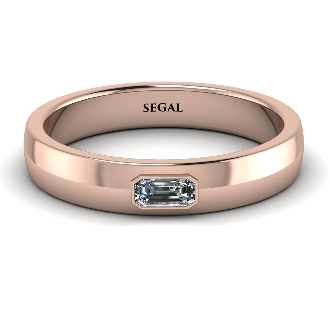 Emerald Cut Diamond Band - Londyn No. 2
