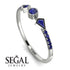 Minimalist Geometric Sapphire Ring - Kimberly No. 75 image 10