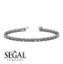 Emerald Cut Diamond Tennis Bracelet - Rachel No. 3 image 6