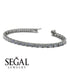 Emerald Cut Diamond Tennis Bracelet - Rachel No. 3 image 2