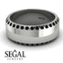 Eternity Black Diamond Wedding Band - Benjamin No. 9 image 6