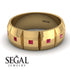 Eternity Princess Ruby Wedding Ring - Michael No. 7 image 6