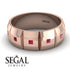 Eternity Princess Ruby Wedding Ring - Michael No. 8 image 6
