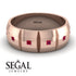Eternity Princess Ruby Wedding Ring - Michael No. 8 image 2