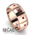 Eternity Princess Ruby Wedding Ring - Michael No. 8 image 3