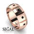Eternity Princess Black Diamond Wedding Ring - Michael No. 5 image 3