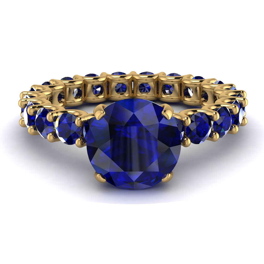 Fancy Sapphire Engagement Ring - River No. 73