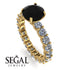 Fancy Black Diamond Engagement Ring - River No. 7 image 2