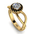 Split Shank Halo Diamond Engagement Ring - Adriana No. 31 image 1