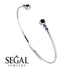 Geometric Bezel Black Diamond Bracelet - Josie No. 69 image 2