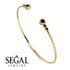 Geometric Bezel Black Diamond Bracelet - Josie No. 37 image 2