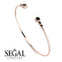 Geometric Bezel Black Diamond Bracelet - Josie No. 38 image 2