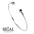 Geometric Bezel Black Diamond Bracelet - Josie No. 24 image 2