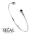 Geometric Bezel Black Diamond Bracelet - Josie No. 9 image 2