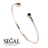 Geometric Bezel Black Diamond Bracelet - Josie No. 23 image 2