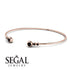 Geometric Bezel Black Diamond Bracelet - Josie No. 38 image 3