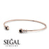 Geometric Bezel Black Diamond Bracelet - Josie No. 8 image 3