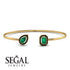 Geometric Pearl And Emerald Emerald Bracelet - Catherine No. 34 image 14