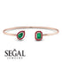 Geometric Pearl And Emerald Emerald Bracelet - Catherine No. 50 image 14