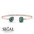 Geometric Pearl And Emerald Emerald Bracelet - Catherine No. 65 image 14