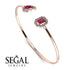 Geometric Pearl And Emerald Ruby Bracelet - Catherine No. 11 image 2