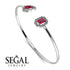 Geometric Pearl And Emerald Ruby Bracelet - Catherine No. 12 image 2