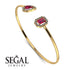 Geometric Pearl And Emerald Ruby Bracelet - Catherine No. 10 image 2
