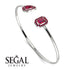 Geometric Pearl And Emerald Ruby Bracelet - Catherine No. 57 image 2