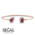 Geometric Pearl And Emerald Ruby Bracelet - Catherine No. 11 image 14