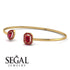 Geometric Pearl And Emerald Ruby Bracelet - Catherine No. 55 image 3