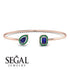 Geometric Pearl And Emerald Sapphire Bracelet - Catherine No. 29 image 14