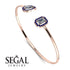 Geometric Pearl And Emerald Diamond Bracelet - Catherine No. 62 image 2