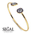 Geometric Pearl And Emerald Diamond Bracelet - Catherine No. 61 image 2