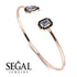 Geometric Pearl And Emerald Diamond Bracelet - Catherine No. 32 image 2