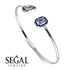 Geometric Pearl And Emerald Diamond Bracelet - Catherine No. 63 image 2