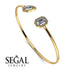 Geometric Pearl And Emerald Diamond Bracelet - Catherine No. 1 image 2