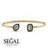 Geometric Pearl And Emerald Diamond Bracelet - Catherine No. 31 image 14