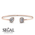 Geometric Pearl And Emerald Diamond Bracelet - Catherine No. 2 image 14