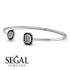 Geometric Pearl And Emerald Diamond Bracelet - Catherine No. 33 image 3