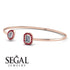 Geometric Pearl And Emerald Diamond Bracelet - Catherine No. 47 image 3