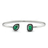 Geometric Pearl And Emerald Emerald Bracelet - Catherine No. 36 image 1
