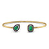 Geometric Pearl And Emerald Emerald Bracelet - Catherine No. 64 image 1